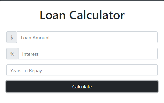 loan calculator